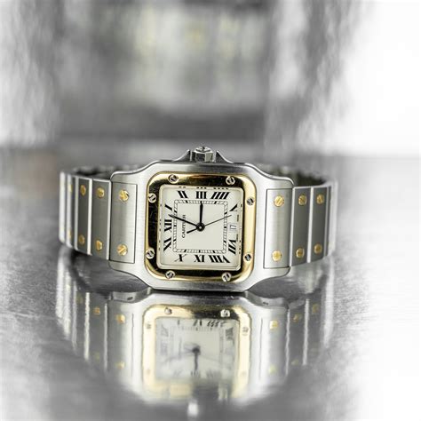 second hand cartier santos|pre owned cartier santos 100.